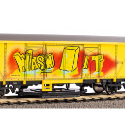 Piko 54309 - Wagon czyszczący w malowaniu graffiti, SBB, epoka VI