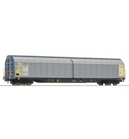 Roco 66454 - Wagon towarowy z przesuwanymi ścianami PKP / AAE, epoka V