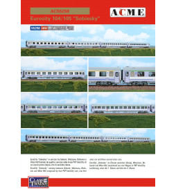 ACME 55258 - Zestaw 4 wagonów pociągu EC 104/105 Sobieski, PKP Intercity