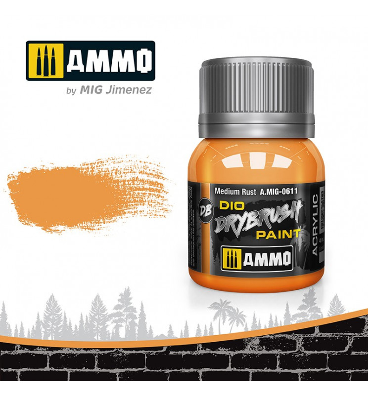 AMMO 0611 - Farba DRYBRUSH Medium Rust