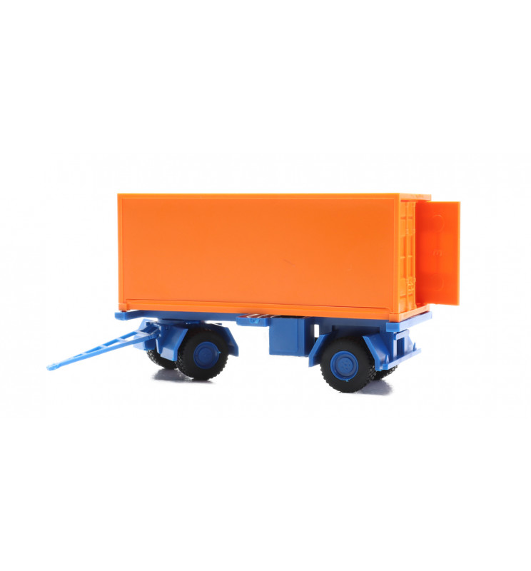 Igra Model 66618225 - Naczepa kontenerowa do samodzielnego montażu, kolor pomarańczowy, skala: H0