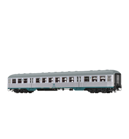 Brawa 46602 - Wagon osobowy typu Bnrzb725, DB, epoka IV, z oświetleniem, H0