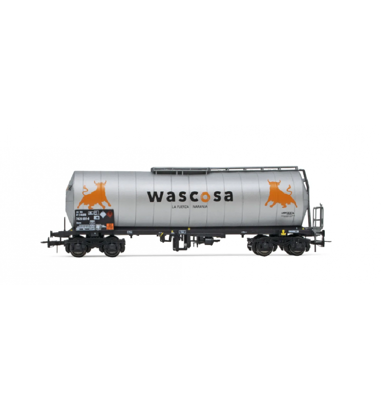 Rivarossi HR6638 - Wagon cysterna Zacns, La Fuerza Naranja, WASCOSA, epoka VI