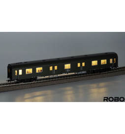Robo 280011 - Wagon bagażowy PKP 209C, stacja Szczecin z oświetleniem, H0