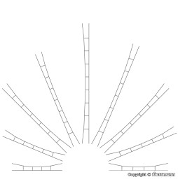 Viessmann 4155 - H0 Uniwersalny drut jezdny do sieci trakcyjnej dł. 270-300 mm, 3szt.