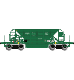 Albert Modell 975008 - Wagon samowyładowczy, szutrówka Faccpps, MAV, epoka V, H0