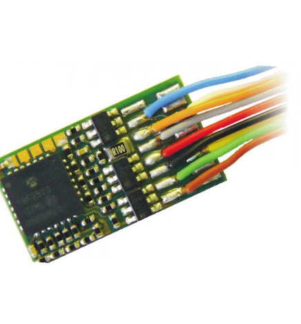 Dekoder jazdy i oświetlenia Zimo MX630 (3W) DCC 9-kabli