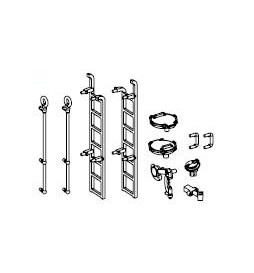 Piko ET50687-107 - Elementy dodatkowe do tendra Pm2/BR 03, H0