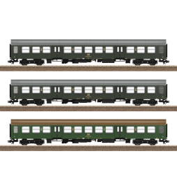 Trix 23180 - Zestaw 3 wagonów pasażerskich, DR, epoka IV