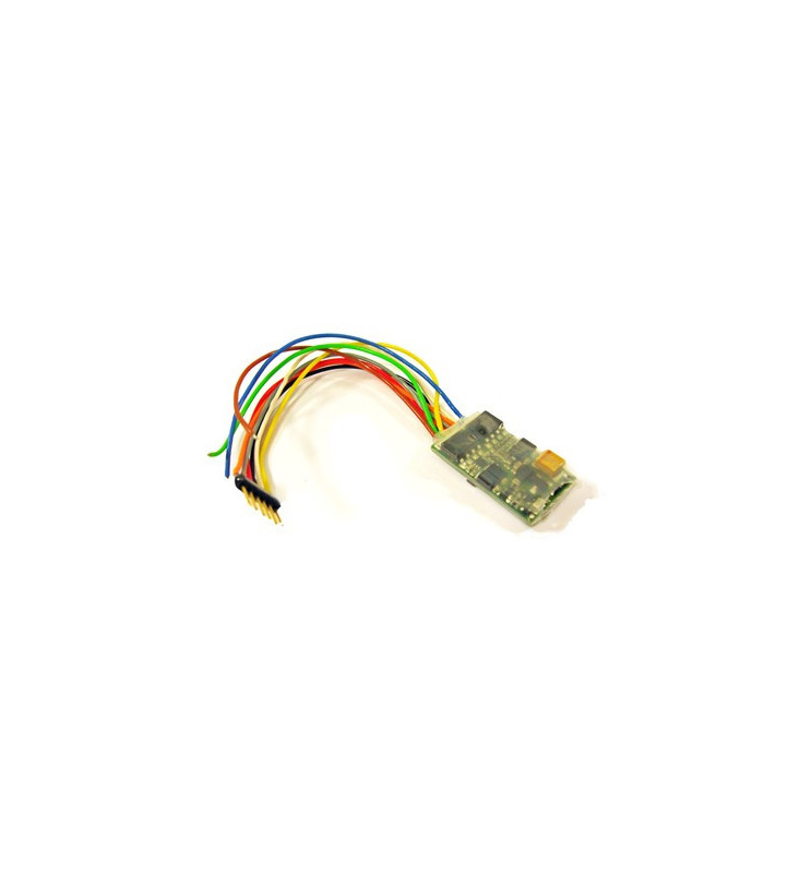 Dekoder jazdy i oświetlenia Zimo MX630F (3W) DCC 6-pin z przewodami