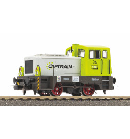 Piko 52554E - Lokomotywa spalinowa V23 Captrain VI , z dekoderem jazdy i oświetlenia ESU LokPilot