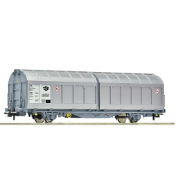 Roco 6600107 - Wagon towarowy ze ścianami przesuwnymi typu Hbbillns, MAV, epoka V